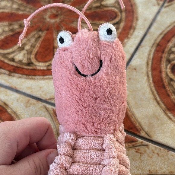 Retired Jellycat Sheldon Shrimp Stuffed Animal Plushie NWT - Picture 8 of 16